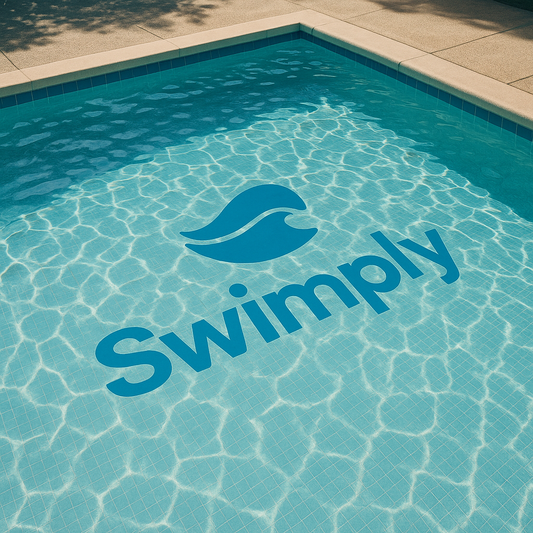 Pool with Swimply logo