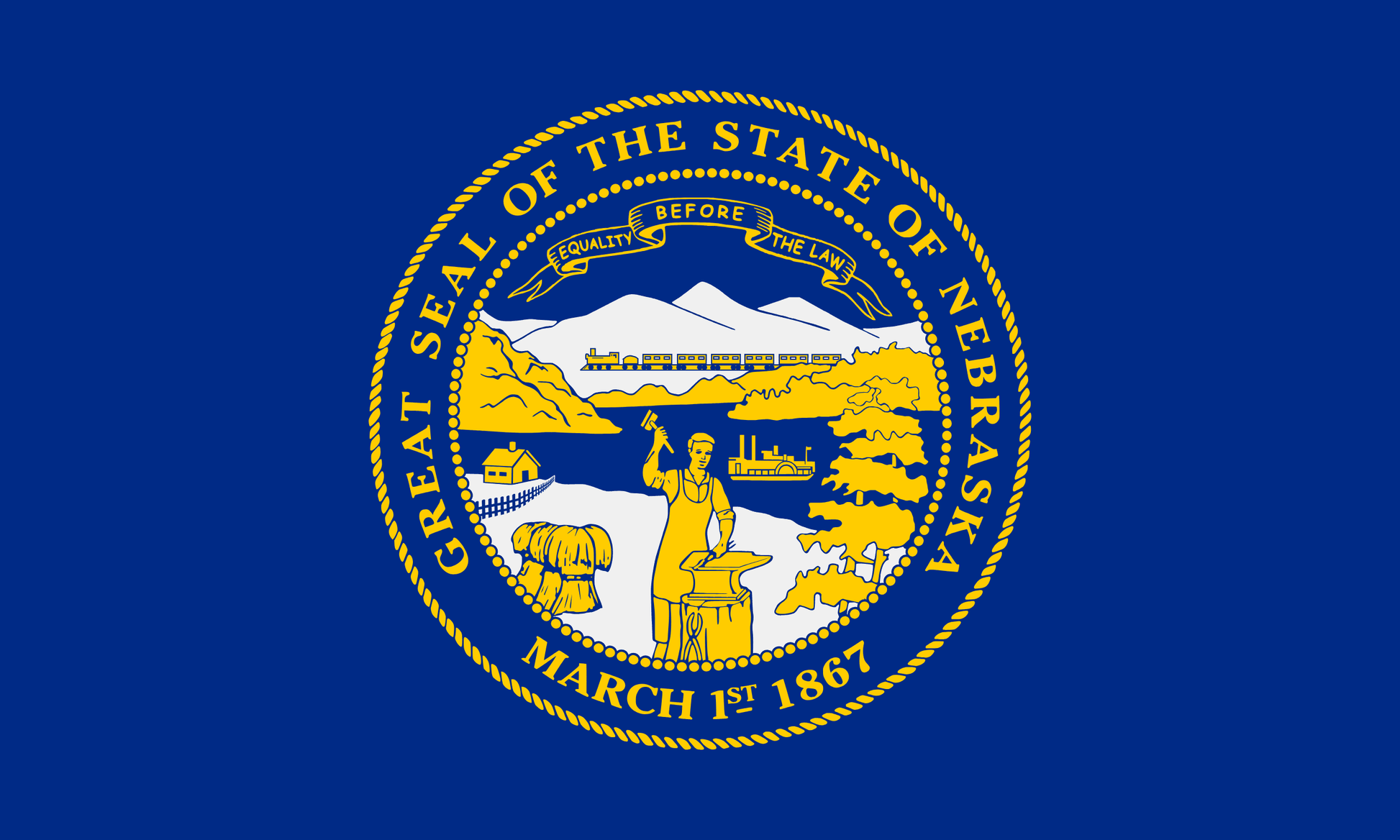 Nebraska Flag
